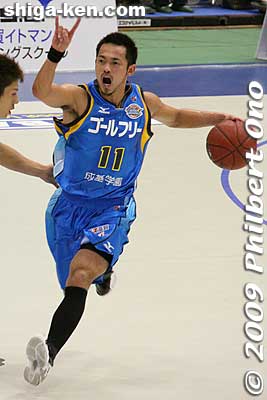 Fujiwara Takamichi #11
Keywords: shiga moriyama lakestars pro basketball game bj-league Osaka Evessa