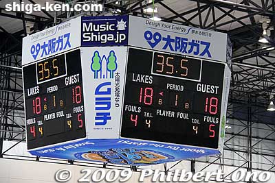 Osaka Evessa proved to be a strong team as the score went neck to neck throughout the game. The Lakestars managed to keep up with Evessa even after falling behind a few times.
Keywords: shiga moriyama lakestars pro basketball game bj-league Osaka Evessa