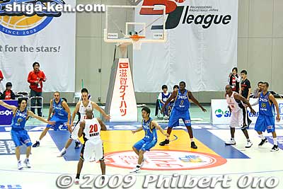 Keywords: shiga moriyama lakestars pro basketball game bj-league Osaka Evessa