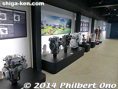 The museum's 2nd floor.
Keywords: shiga nagahama yanmar museum diesel engine marine