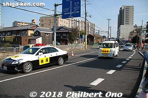 End police car.
Keywords: shiga otsu biwako mainichi lake biwa marathon
