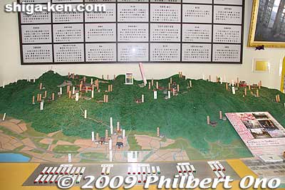 Model of Mt. Hiei and Enryakuji.
Keywords: shiga otsu enryakuji buddhist temple tendai 