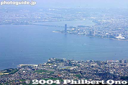 Views of Lake Biwa from Hiei-zan Driveway. The city of Otsu.
Keywords: shiga otsu mt. hie-zan driveway biwako lake biwa
