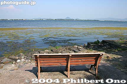 Bench on shore near Ukimido
Keywords: shiga otsu katata lake biwa kosei