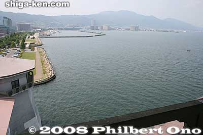 View from Biwako Bunkakan museum, looking west.
Keywords: shiga otsu lakefront lake biwako museum 