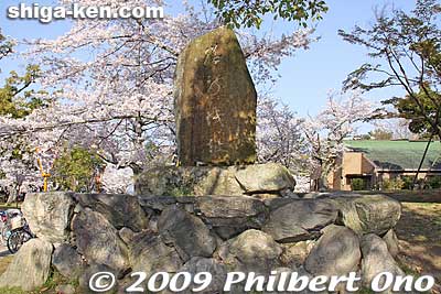 Zeze Castle monument 膳所城跡公園
Keywords: shiga otsu lakefront zeze castle cherry blossoms sakura 