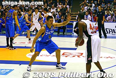 Sato Hirotaka on defense
Keywords: shiga otsu lakestars basketball team pro sports 