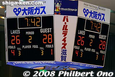 The LakeStars trailed Osaka for most of the game.
Keywords: shiga otsu lakestars basketball team pro sports 