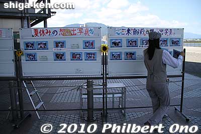 Photographers are on the prowl on the boat, offering to take your picture. After the cruise, you can buy a photo for 1,000 yen.
Keywords: shiga otsu lake biwa cruise michigan paddlewheel boat biwakocruise
