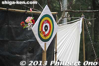 Hit target
Keywords: shiga otsu omi jingu ohmi shinto shrine yabusame horseback archery