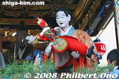 Kakkyo (Guo Ju in Chinese) was one of the 24 Chinese filial exemplars.
Keywords: shiga otsu matsuri festival floats