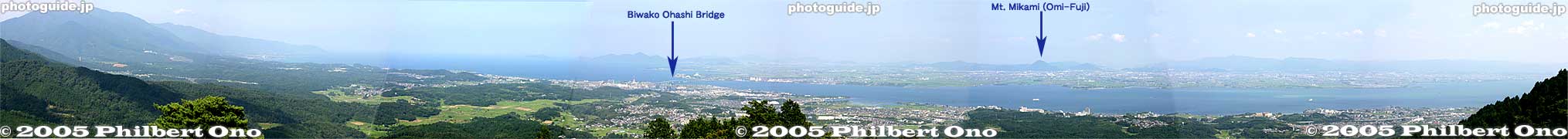 View from Mt. Hiei
Keywords: shiga lake biwako