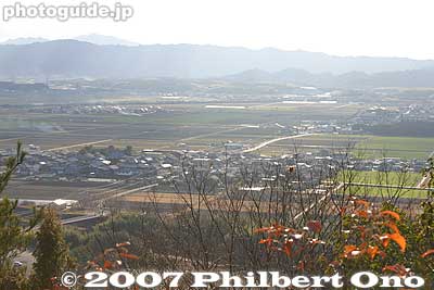 View of Ryuo-cho town from Mt. Yukinoyama.
Keywords: shiga ryuo-cho ryuoh-cho mountain mt. yukinoyama shigabestviews