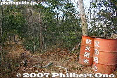 Water barrels in case of fire.
Keywords: shiga ryuo-cho ryuoh-cho mountain mt. yukinoyama