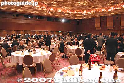 Buffet dinner in Providence Hall, Tokyo Prince Hotel
Keywords: shiga kenjinkai tokyo 2007 new year party
