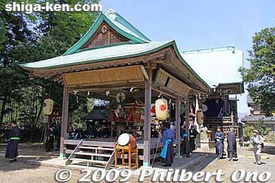 Tsuno Shrine also had a mikoshi portable shrine.
Keywords: shiga takashima imazu kawakami matsuri festival 