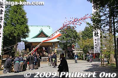 They took down the O-nobori.
Keywords: shiga takashima imazu kawakami matsuri festival 
