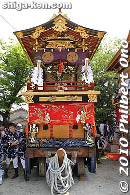 Minato hikiyama float (湊)
Keywords: shiga takashima omizo matsuri festival hikiyama float 