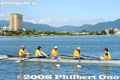 The other quadruple with cox boat.
Keywords: shiga takashima imazu regatta lake biwa rowing race boats