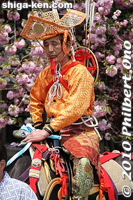 Yabusame horseback archer.
Keywords: shiga takashima shichikawa matsuri5 festival 