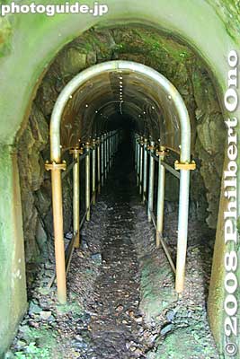 This is the other end of the original tunnel. The air was cold on this end.
Keywords: shiga nagahama takatsuki-cho nishino water tunnel