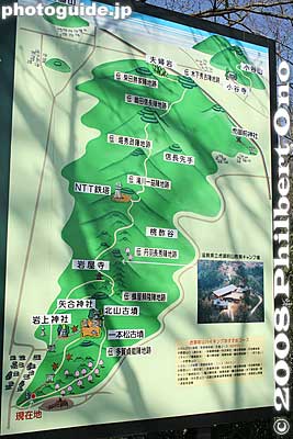 Map of Toragozen-yama.
Keywords: shiga nagahama torahime kohoku mountain toragozen-yama