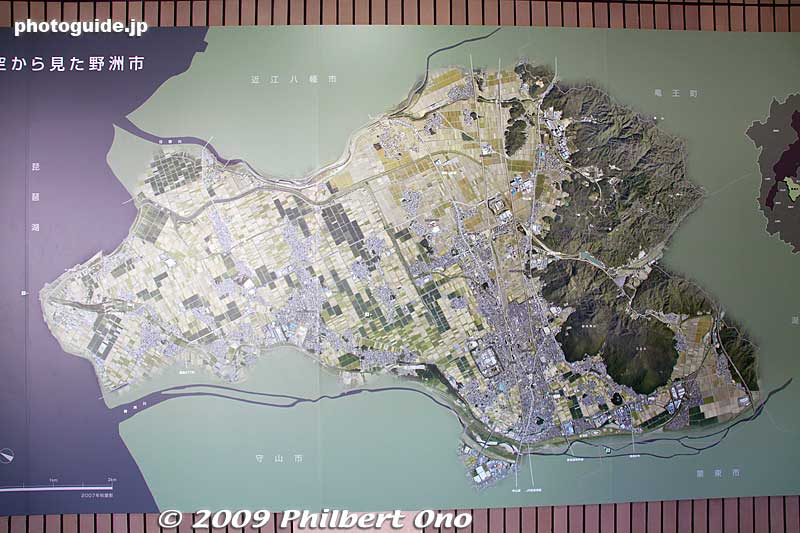 Satellite view of Yasu.
Keywords: shiga yasu dotaku museum