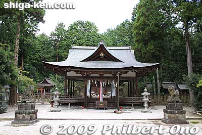 Osasahara Shrine's Haiden Hall is what you first see when you enter the shrine grounds.
Keywords: shiga yasu osasahara shinto shrine national treasure 