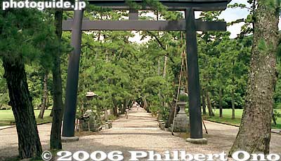 Second torii to Izumo Taisha.
Keywords: shimane izumo taisha shinto shrine torii