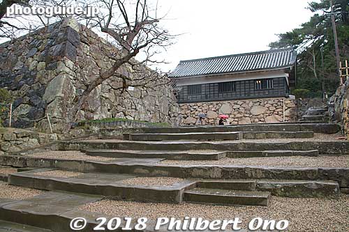 Stone steps to Matsue Castle.
Keywords: shimane Matsue Castle