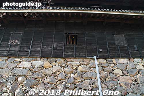 Back of Matsue Castle's main tower.
Keywords: shimane Matsue Castle National Treasure