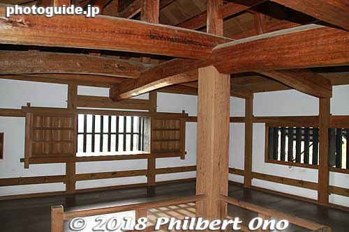 South Turret upper floor.
Keywords: shimane Matsue Castle
