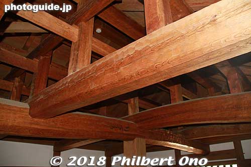 South Turret ceiling.
Keywords: shimane Matsue Castle
