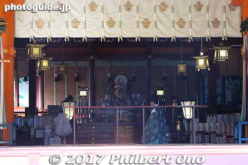 The shrine is dedicated to a goddess being a guardian deity for fire prevention, safe childbirth, ocean voyages, fishing, farming, and weaving.
Keywords: shizuoka Fujinomiya Fujisan Hongu Sengen Taisha Shrine shinto