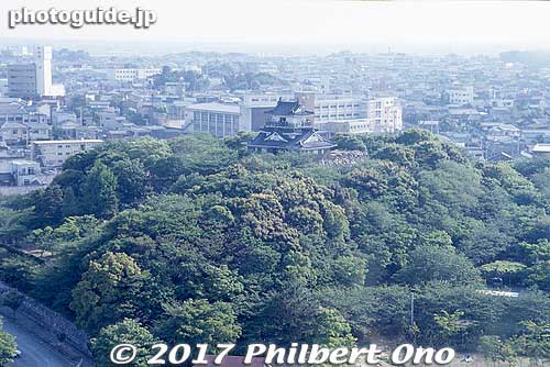 View of Hamamatsu Castle from the Hotel Concord.
Keywords: shizuoka Hamamatsu Castle