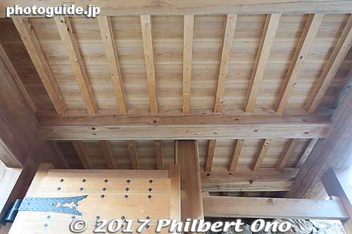 Castle Gate ceiling.
Keywords: shizuoka Hamamatsu Castle