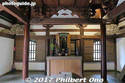 Inside Kaizan-do 開山堂
Keywords: shizuoka hamamatsu iinoya ryotanji temple