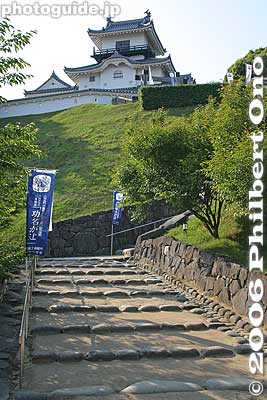 Steps to the castle tower
Keywords: shizuoka prefecture kakegawa castle yamauchi kazutoyo