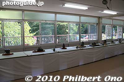 Rest house exhibition space on the 2nd floor.
Keywords: shizuoka mishima rakujuen garden 