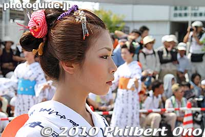 Keywords: shizuoka shimada shimada-ryu geisha hairstyle women dancers festival matsuri 
