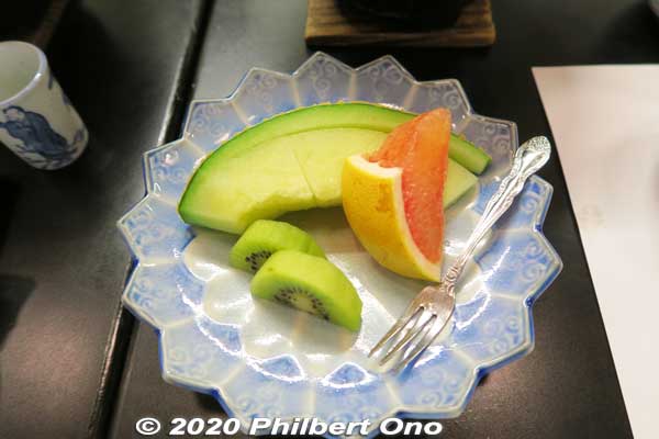 Fruits for dessert.
Keywords: tochigi nikko Kinugawa Onsen Park Hotels