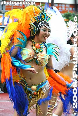 Keywords: tokyo taito-ku ward asakusa samba festival matsuri sexy woman women girls