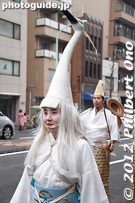 Keywords: tokyo taito-ku asakusa sensoji sanja matsuri festival White Heron Dancers Shirasagi-no-Mai matsuribijin