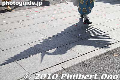 Another shirasagi shadow.
Keywords: tokyo taito-ku asakusa shirasagi no mai white heron dancers festival matsuri 