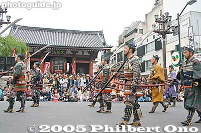 Minamoto no Yoritomo 源 頼朝　隅田川陣営
Keywords: tokyo taito-ku asakusa jidai matsuri festival historical period