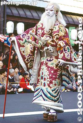 Ikyu, the villain. 花川戸助六　意休
Keywords: tokyo taito-ku asakusa jidai matsuri festival historical period