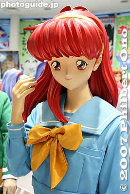 Redhead in school uniform
Keywords: tokyo chiyoda-ku ward akihabara anime manga comics dolls mannequins costumes woman girls women