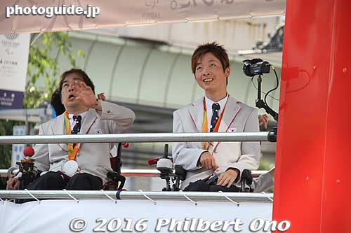 Boccia medalists 廣瀬隆喜 杉村英孝
Keywords: tokyo chuo ginza nihonbashi Rio Olympic Paralympic medalists parade