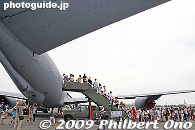 Entering the KC-135 Stratotanker.
Keywords: tokyo fussa yokota united states usa air base force military japanese-american japan america friendship festival airplanes jets aircraft 