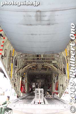 We could only peek inside Japan's C-130.
Keywords: tokyo fussa yokota united states usa air base force military japanese-american japan america friendship festival airplanes jets aircraft 